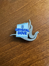 Load image into Gallery viewer, Crystal Dove Lapel Pin
