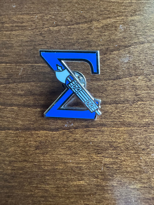 Sigma Letter lapel pin