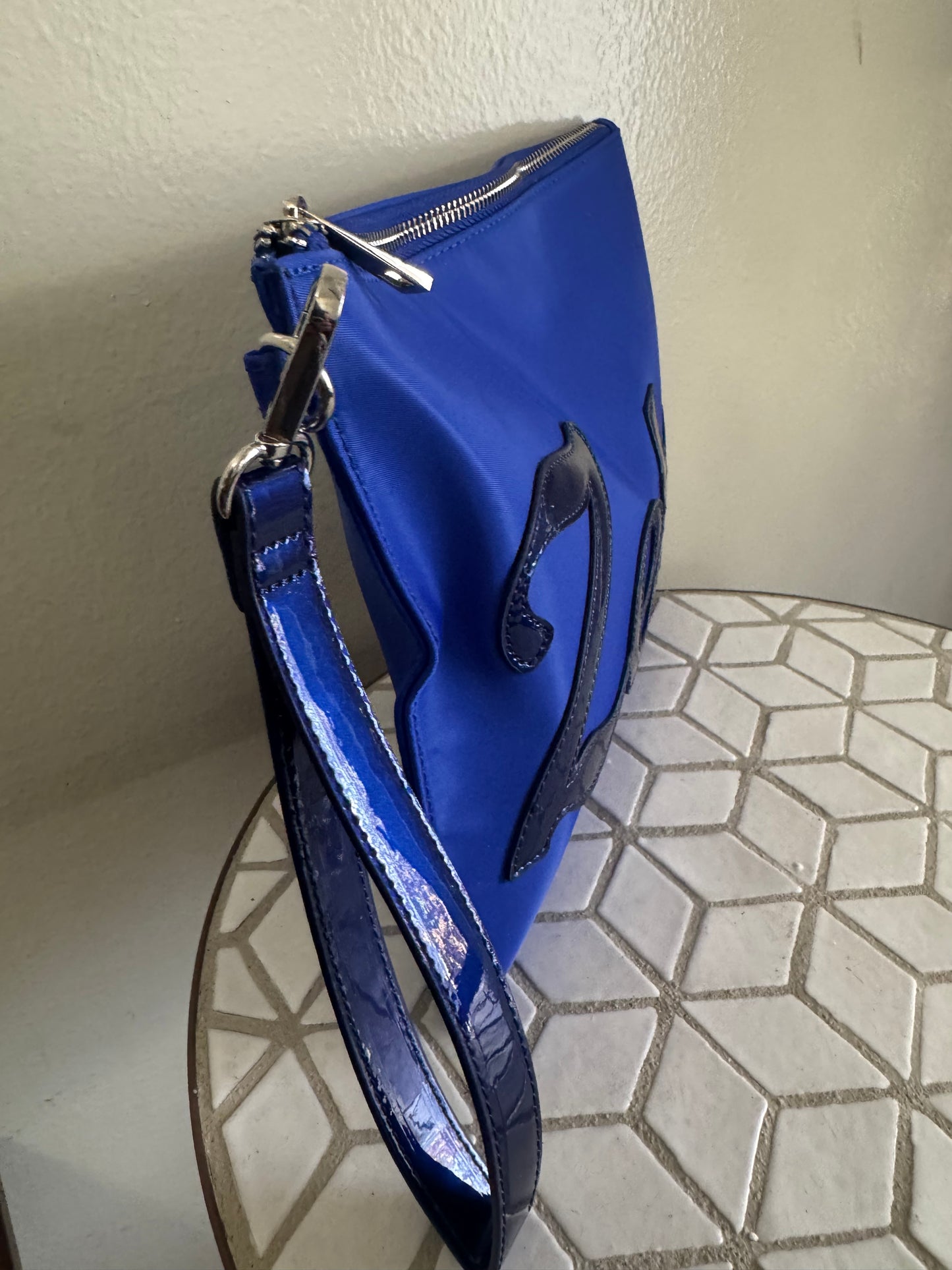 Zeta Nylon Carryall Clutch