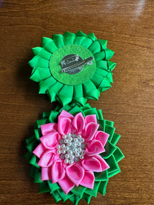 Flower Power Brooches