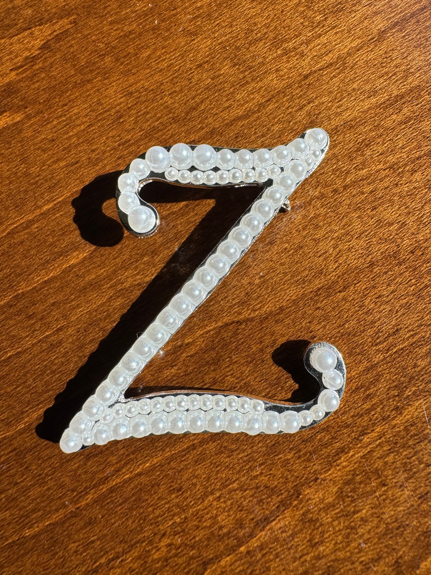 Cursive Z lapel pin
