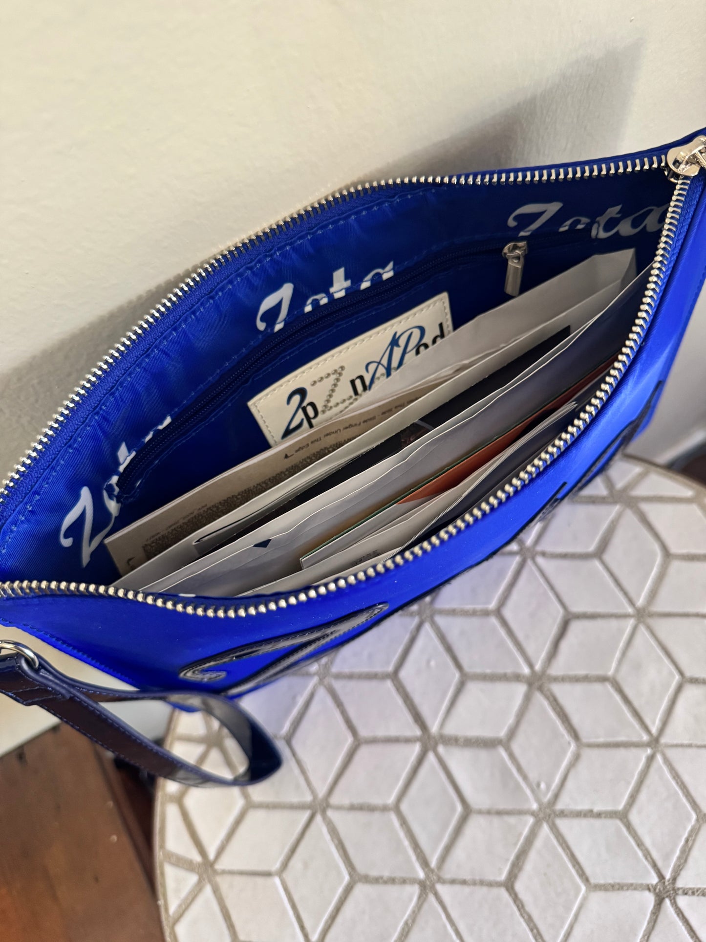 Zeta Nylon Carryall Clutch