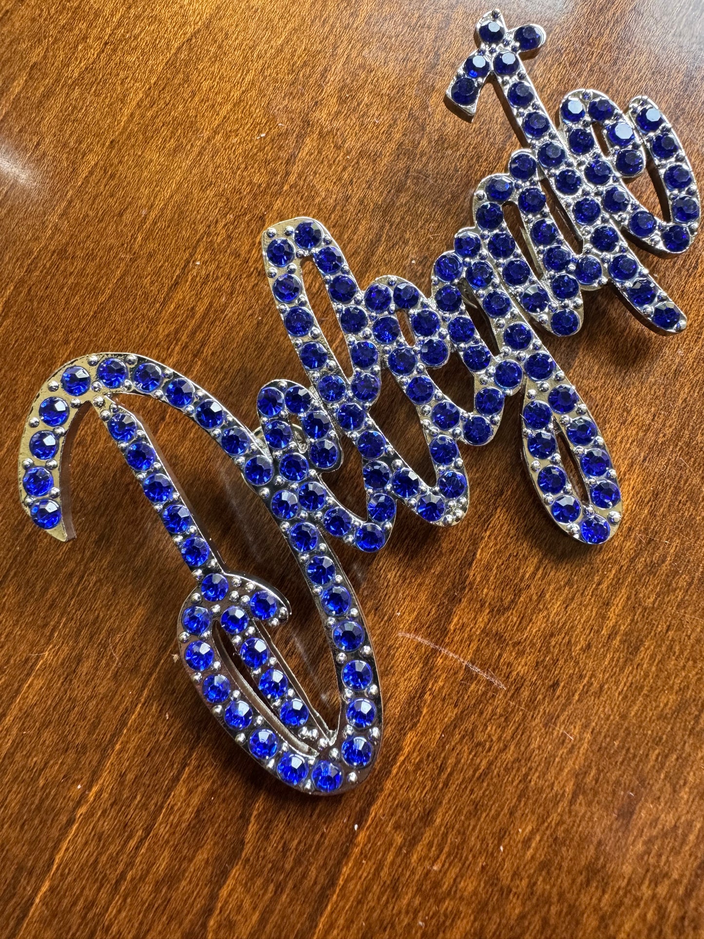DELEGATE Cursive Lapel Pin
