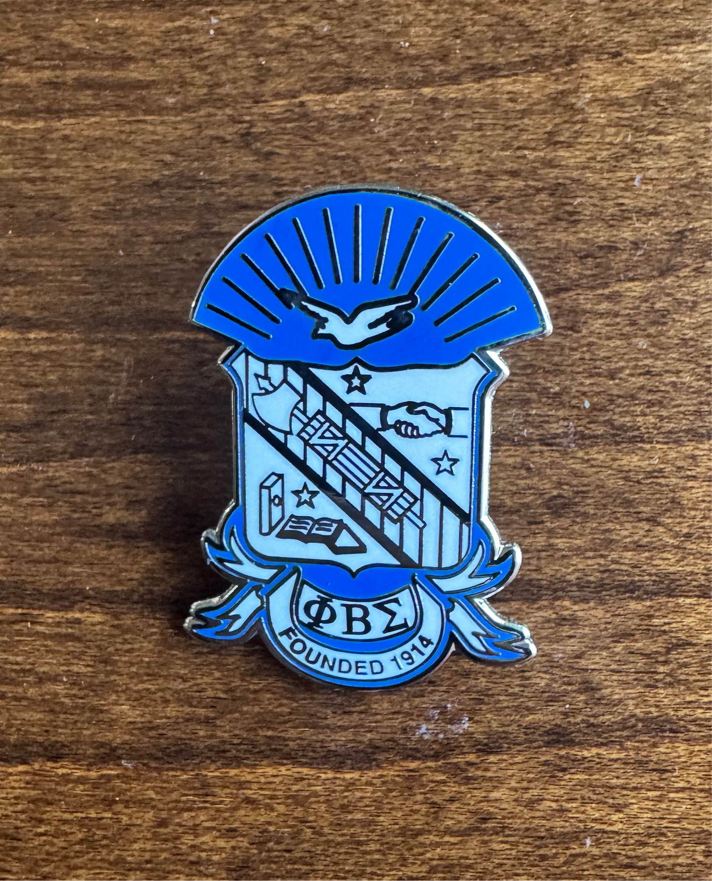 Sigma Shield lapel pin