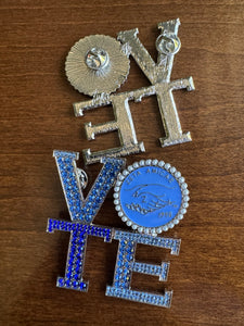 VOTE Zeta Amicae Pin