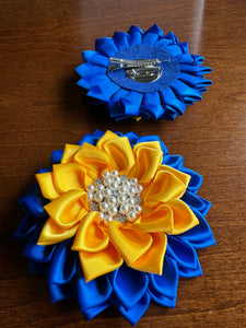 Flower Power Brooches