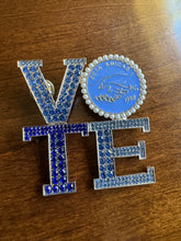 Load image into Gallery viewer, VOTE Zeta Amicae Pin
