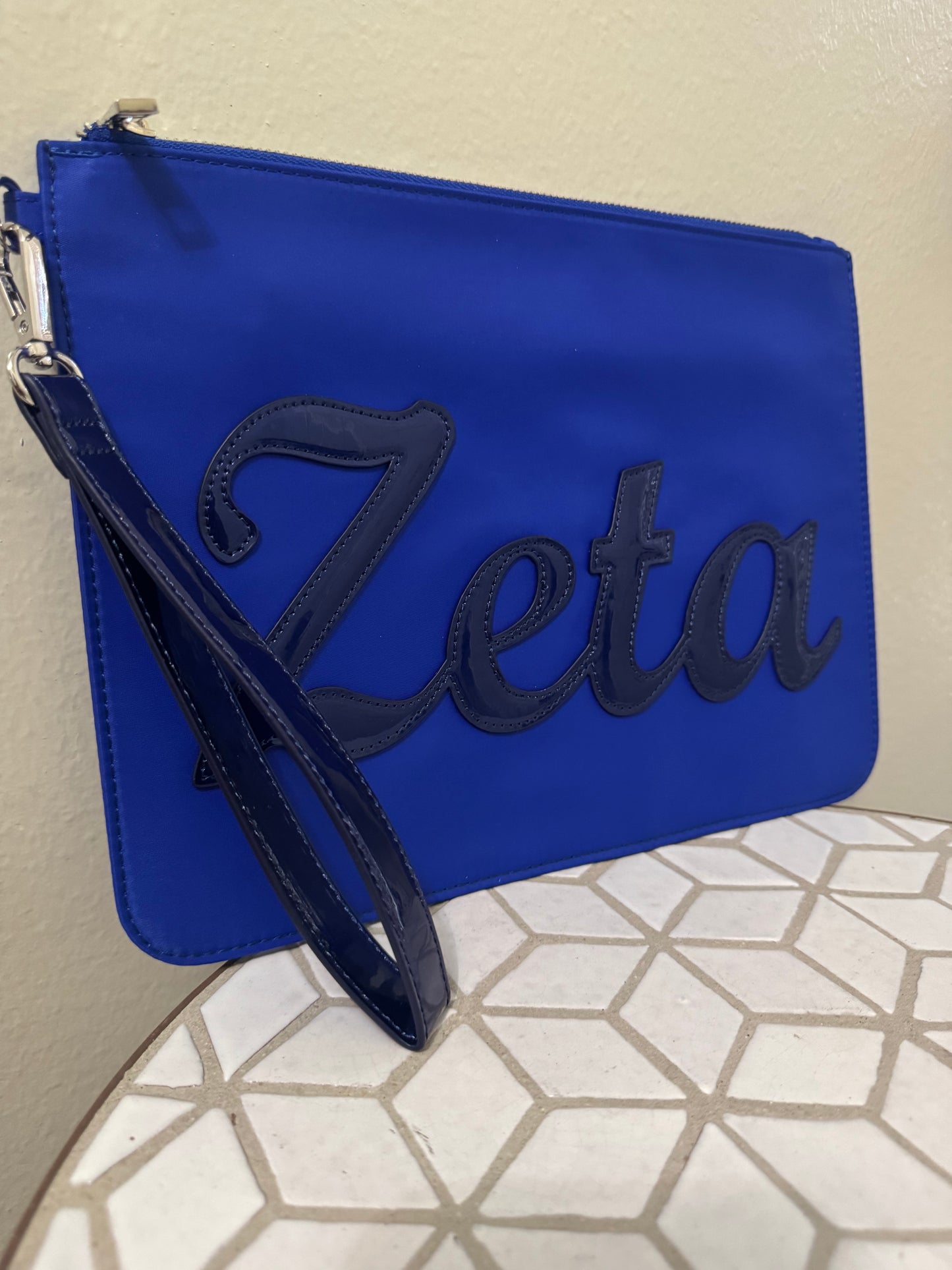 Zeta Nylon Carryall Clutch