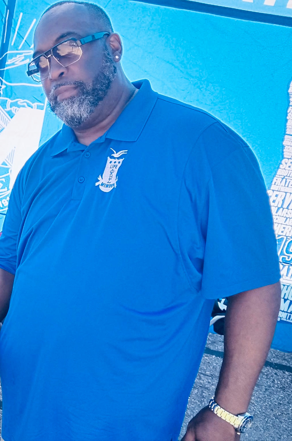 Phi Beta Sigma LM Polo (Royal w/LM Logo)