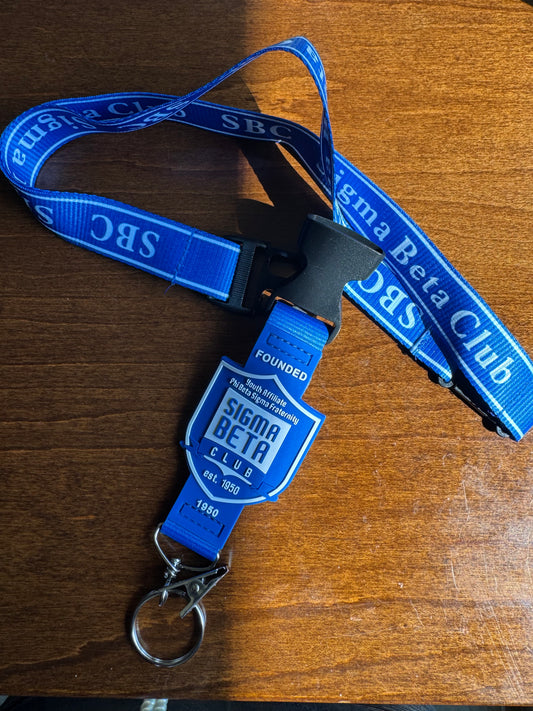 Sigma Beta Club Premium Lanyard