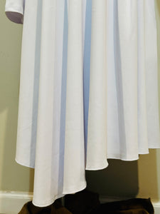 Finer SHIELD White Handkerchief Hem Dress