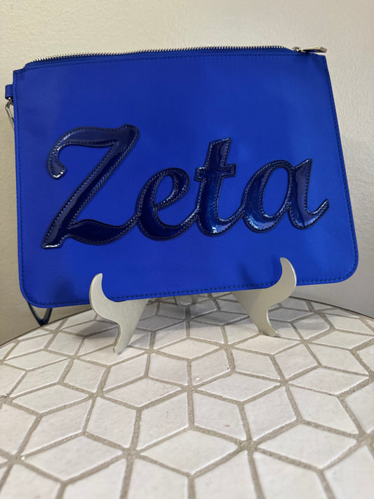 Zeta Nylon Carryall Clutch