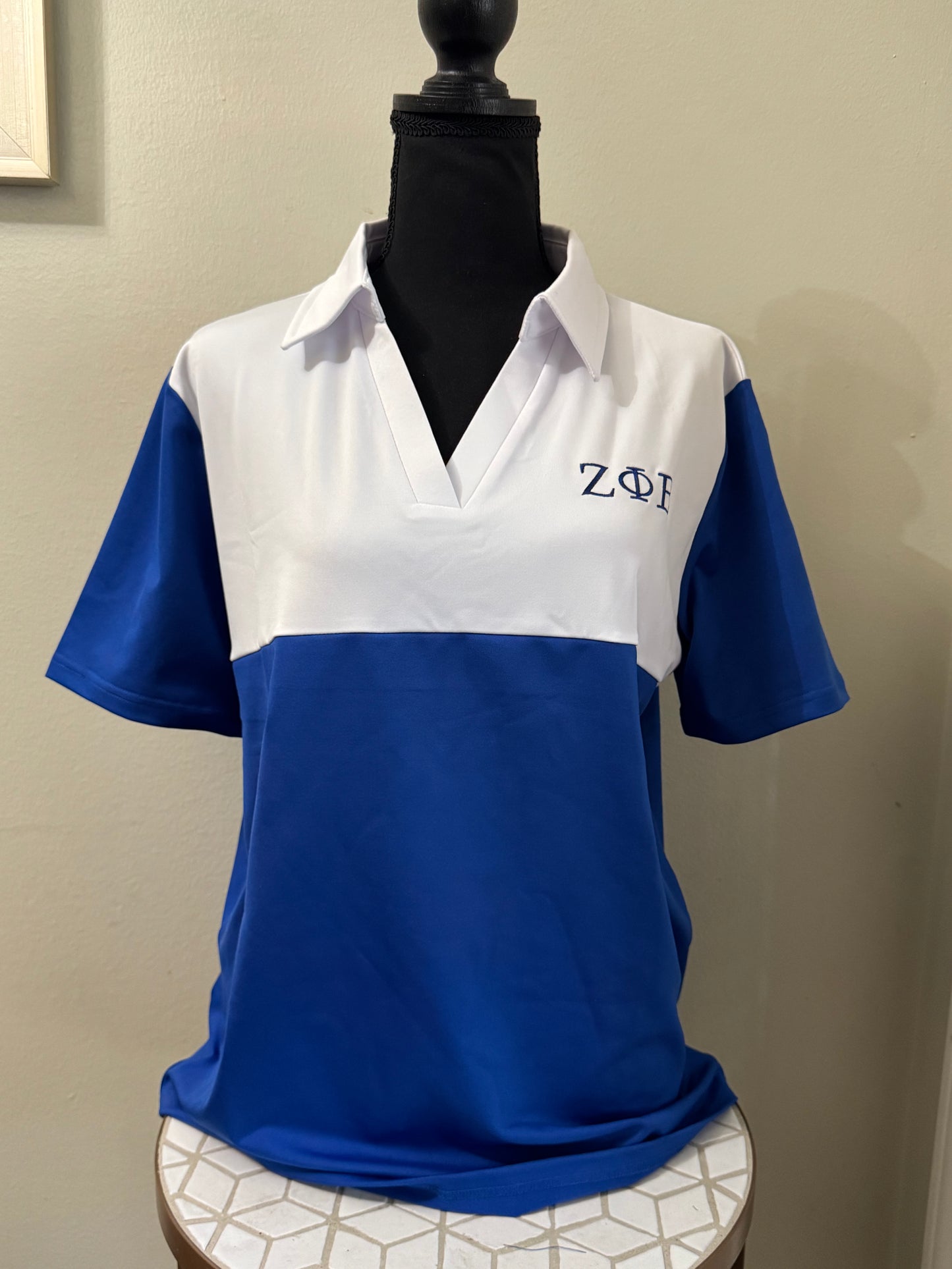 Two Tone Polo Shirt