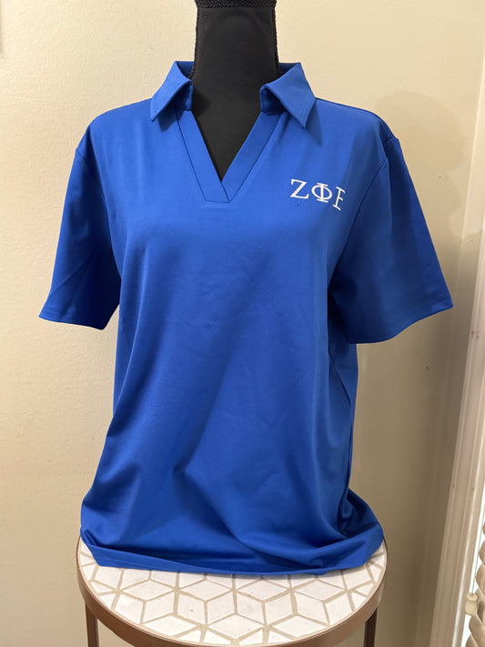 Greek Lettered Polo Shirt