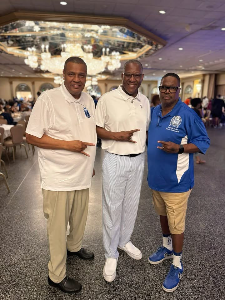 Phi Beta Sigma LM Polo (White w/LM Logo)
