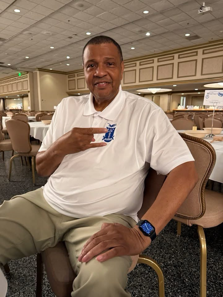 Phi Beta Sigma LM Polo (White w/LM Logo)