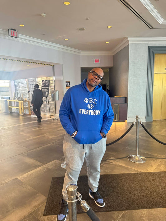 PHI BETA SIGMA vs Everybody Hoodie (Royal)