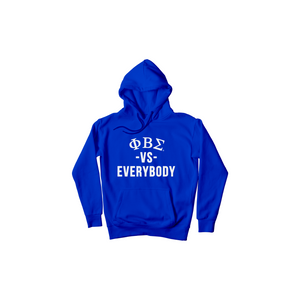 PHI BETA SIGMA vs Everybody Hoodie (Royal)