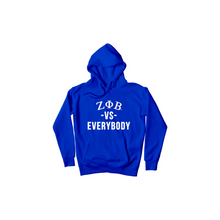 Load image into Gallery viewer, ZETA PHI BETA vs Everybody Hoodie (Royal)
