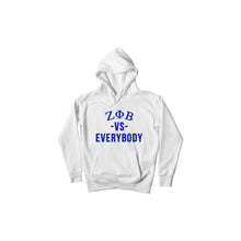 Load image into Gallery viewer, ZETA PHI BETA vs Everybody Hoodie (White)
