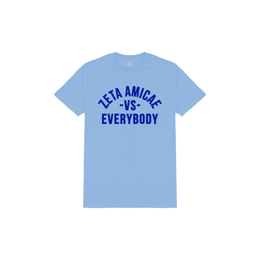 ZETA AMICAE vs Everybody T-Shirt (Light Blue)