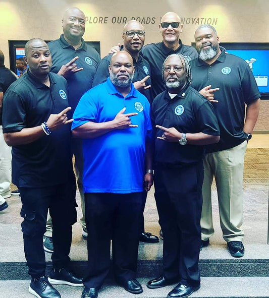 Phi Beta Sigma STATE OF MI Dri-Fit BLACK Polo & Tie