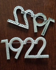 Founding Year Pearl lapel pin