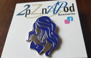 "Lady Z" lapel pin