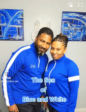 Load image into Gallery viewer, Sigma Blue 3/4 Zip Shirt w/Reflectors
