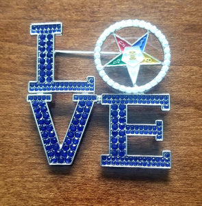 OES Love OES Pin