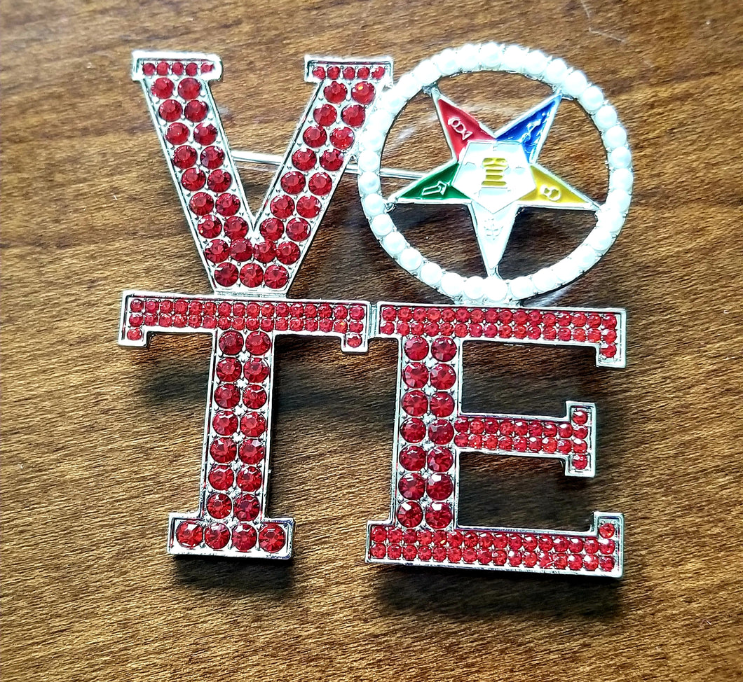 OES Vote OES Pin