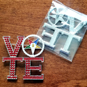 OES Vote OES Pin